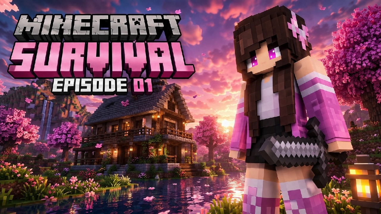 🔥 New Minecraft Survival World LIVE! ⛏️ Let's Explore & Build Together 💗