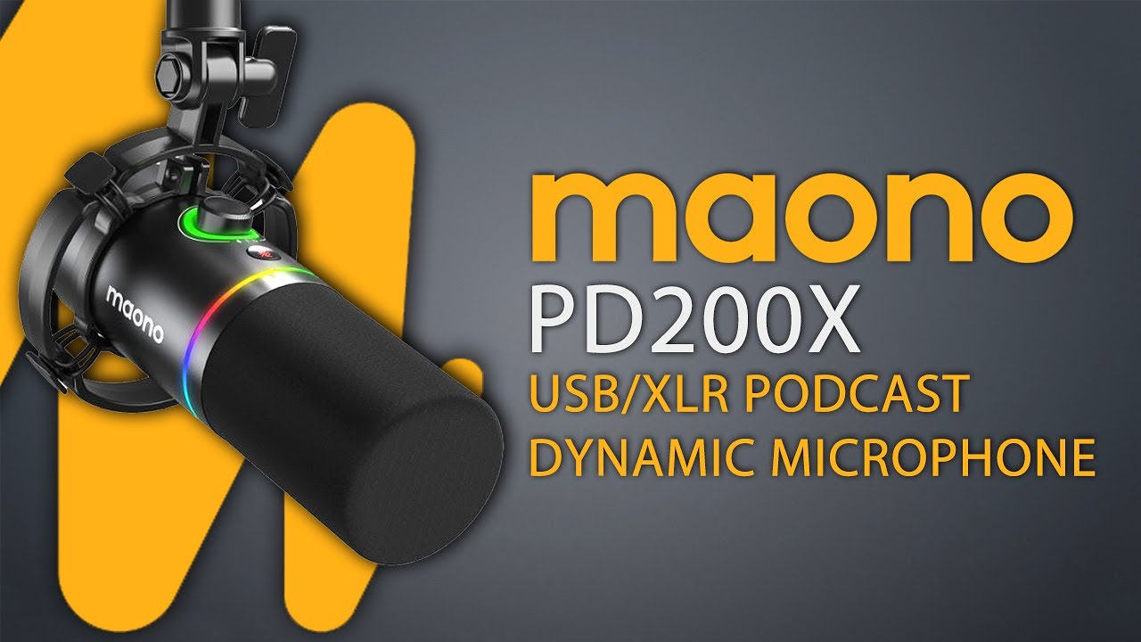 MAONO PD200X USB/XLR - ТОПОВЫЙ БЮДЖЕТНЫЙ ДИНАМИЧЕСКИЙ МИКРОФОН