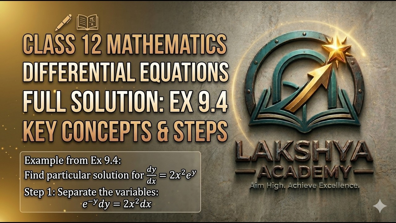 Class 12 maths differential eq ex 9.4 question no. 7