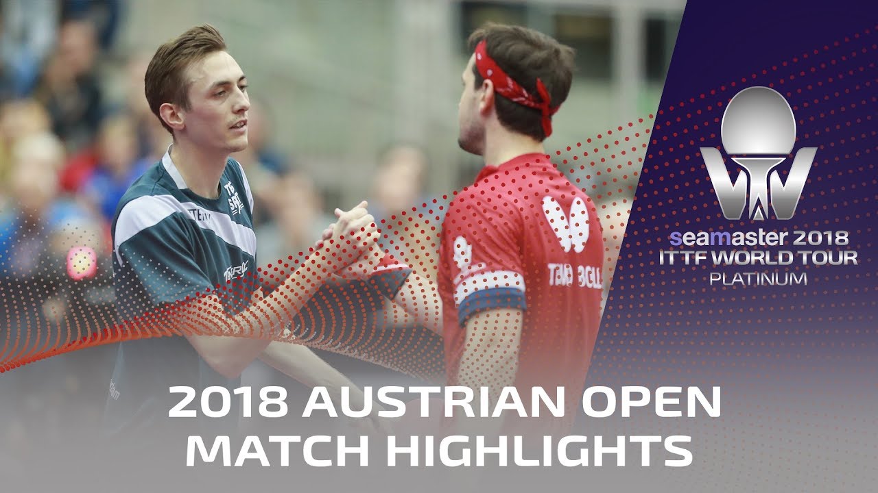 Timo Boll vs Liam Pitchford I 2018 ITTF Austrian Open Highlights (1/4)