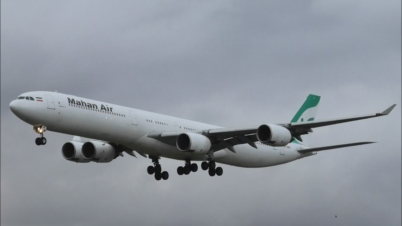 Mahan Air Airbus A340-600 Landing & Take Off Barcelona El Prat