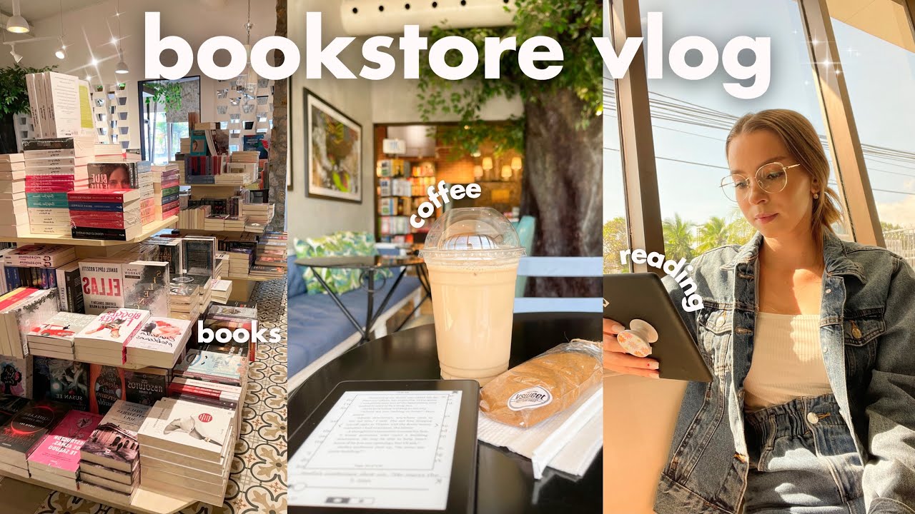 bookstore vlog ♡ come to the bookstore and read with me