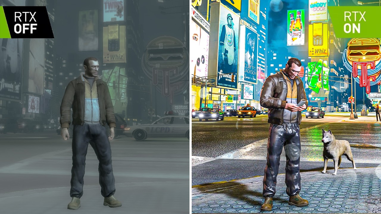 GTA IV: 2008 vs 2025 Liberty City Preservation Project - Photorealistic Graphics Comparison in 8K