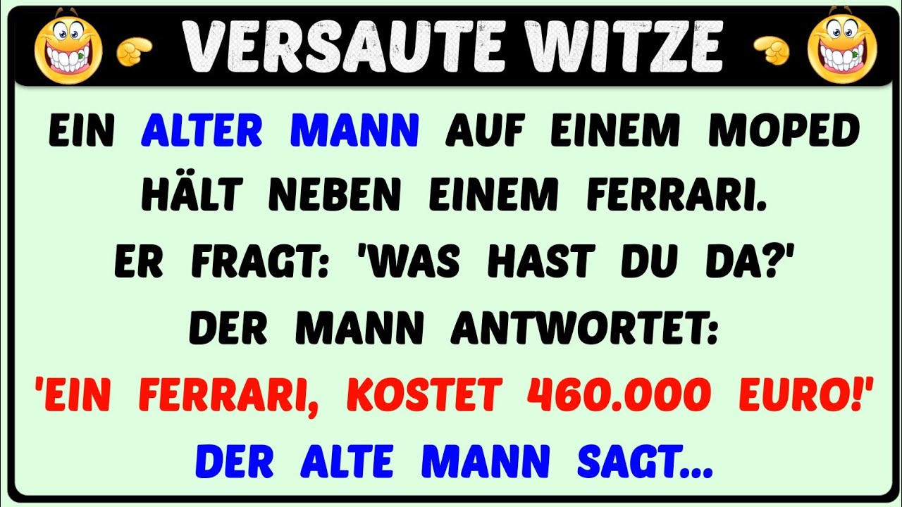 Bester Witz Des Tages! - Der Ferrari-Witz: 460.000 Euro Spaß! | Täglich Witzige Videos