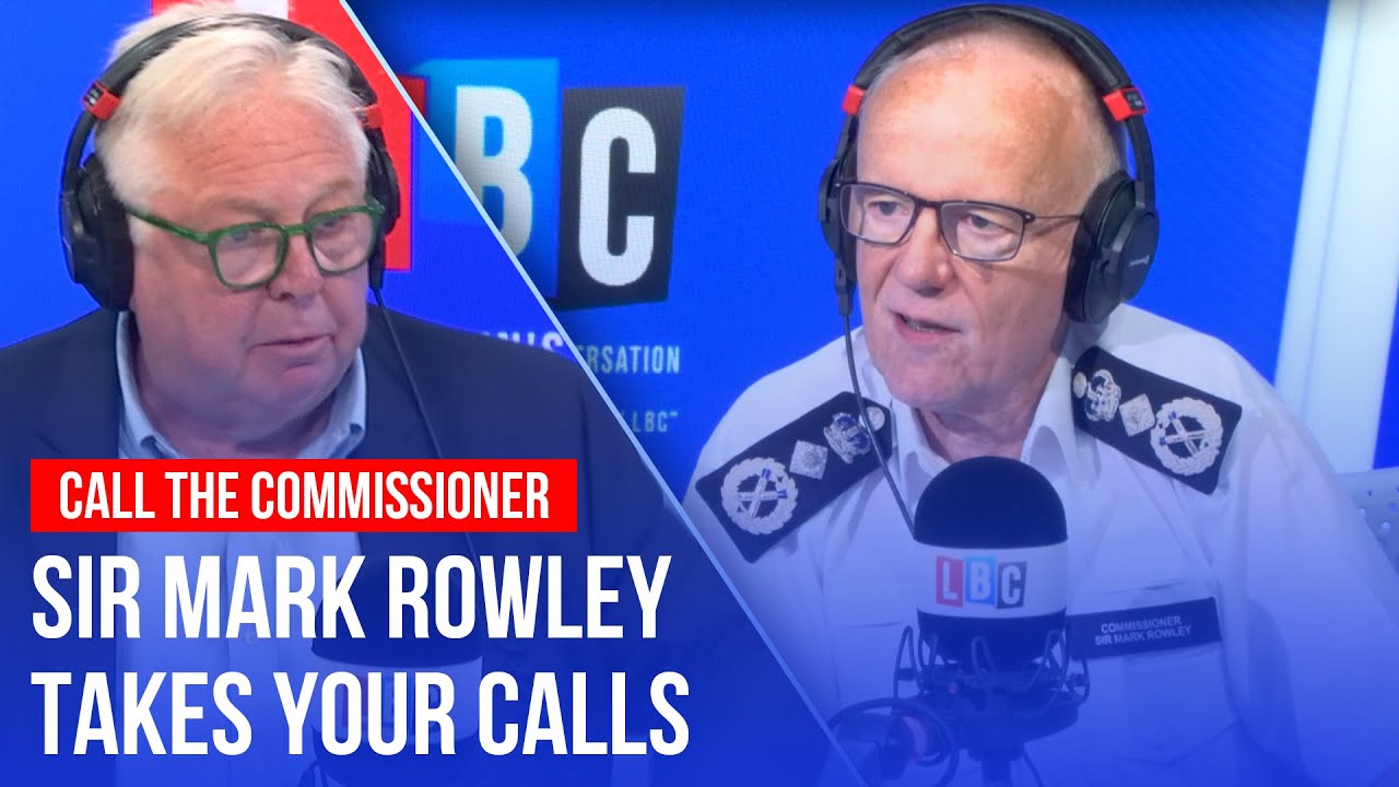 Call The Commissioner: Sir Mark Rowley takes your calls | Watch