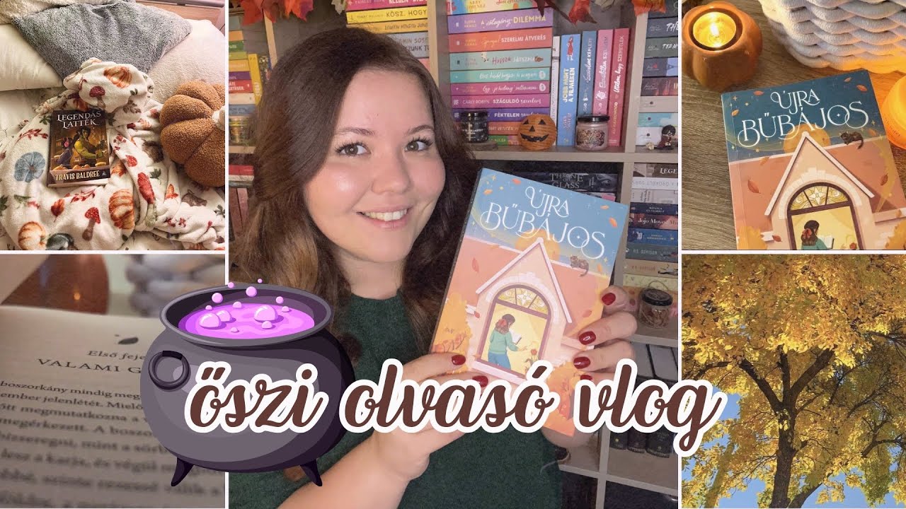 Őszi olvasó vlog 🍁 komfort olvasmányok 🍁 KRESZ