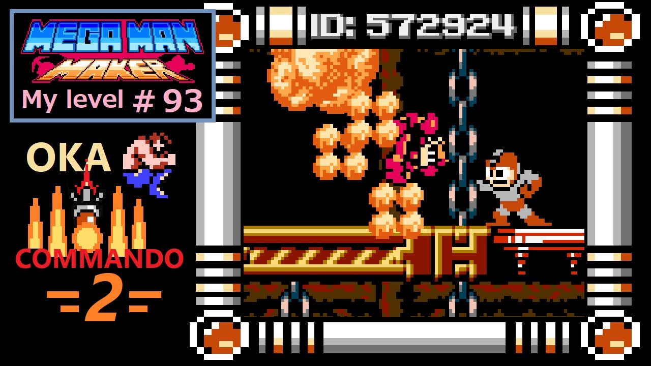 ロックマンメーカー自作ステージ【Megaman maker my level】93