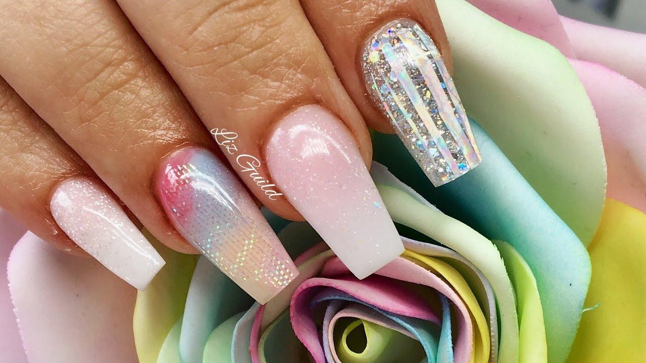 COFFIN SHAPE ACRYLIC NAILS | SISTER OF THE GROOM
