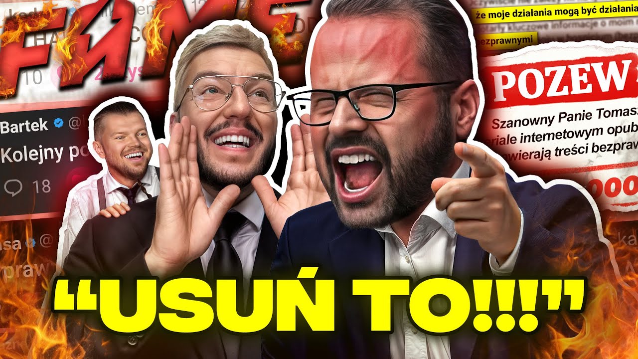 PR'OWIEC FAME GROZI MI SĄDEM!
