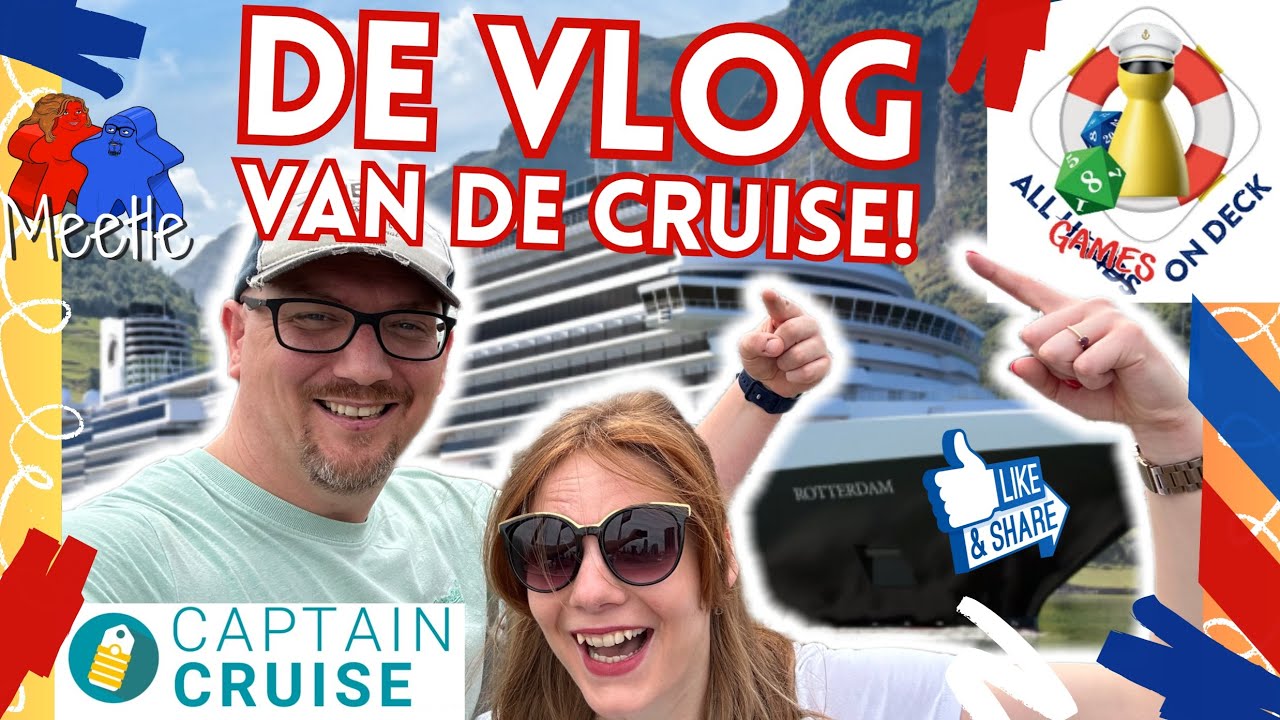 De Vlog van het bordspel Cruise naar de Noorse Fjorden 2025! 🛳️🎲