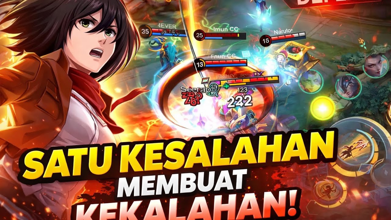 Satu kesalahan keadaan langsung berubah!!!