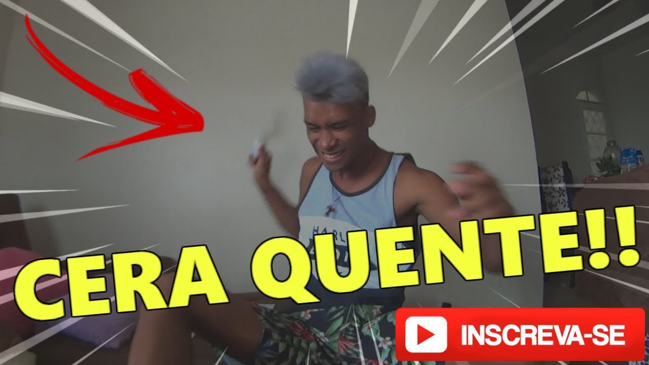 ME DEPILEI COM CERA QUENTE !! - TV CHAMINHA