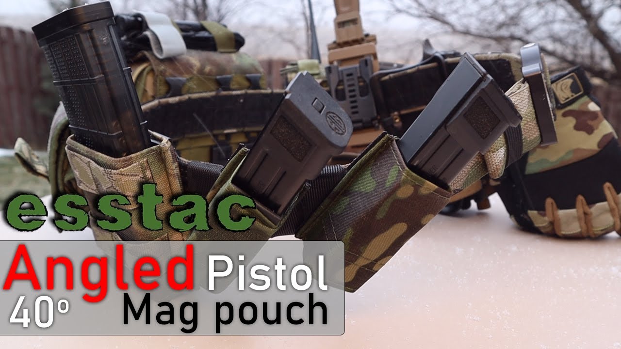 Подсумок для пистолета Esstac Angled: следующий подсумок для магазинов для соревнований