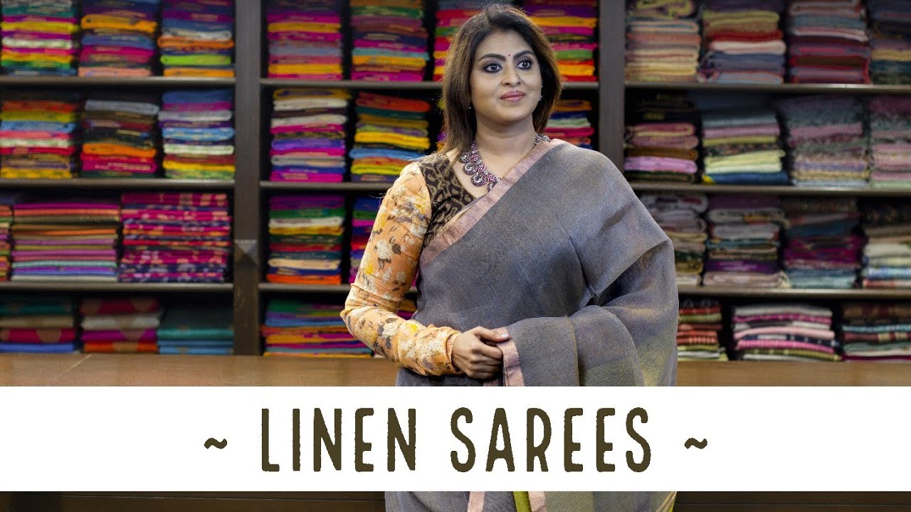 Linen Sarees | Starts at 2800₹ | Suja Silks |