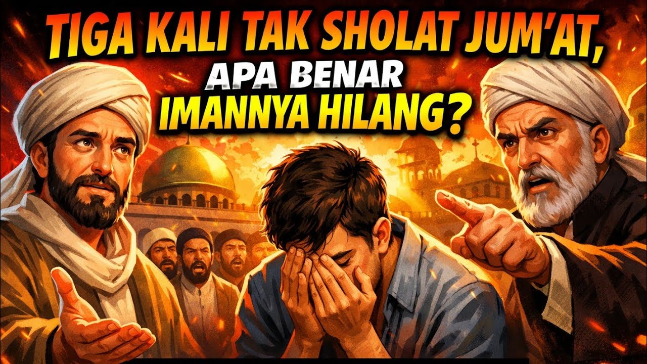 TIGA KALI TAK SHOLAT JUM’AT, APA BENAR IMANNYA HILANG? KECERDIKAN ABU NAWAS MENJELASKAN DENGAN BIJAK