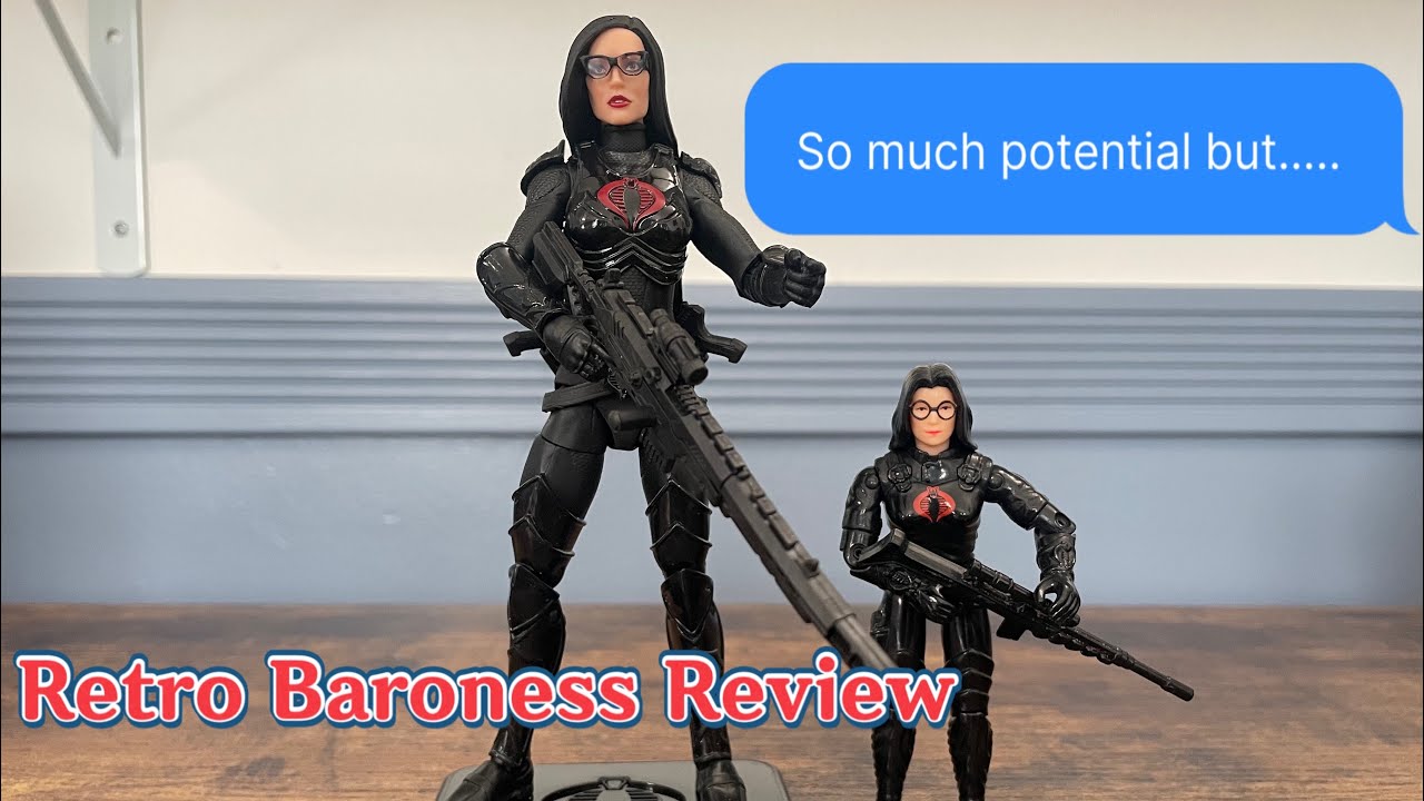 GI Joe Retro Baroness Review by Hasbro