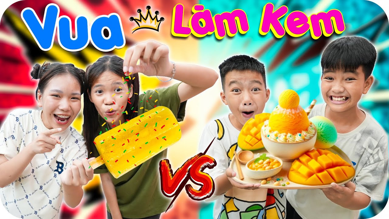 Cuộc Thi Vua Làm Kem - Kem Độc Lạ Vs Kem Gen Z | Min Min TV Minh Khoa