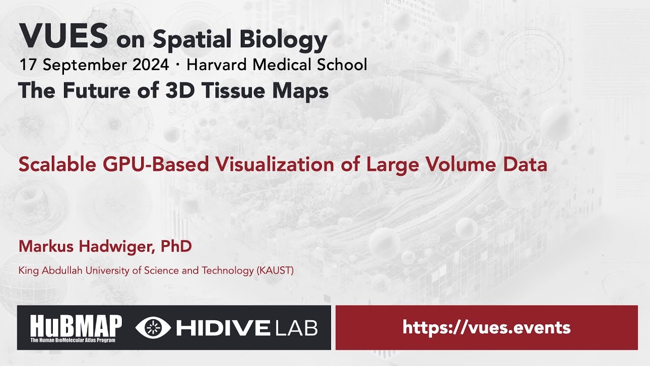 VUES on Spatial Biology - September 2024, Markus Hadwiger, PhD