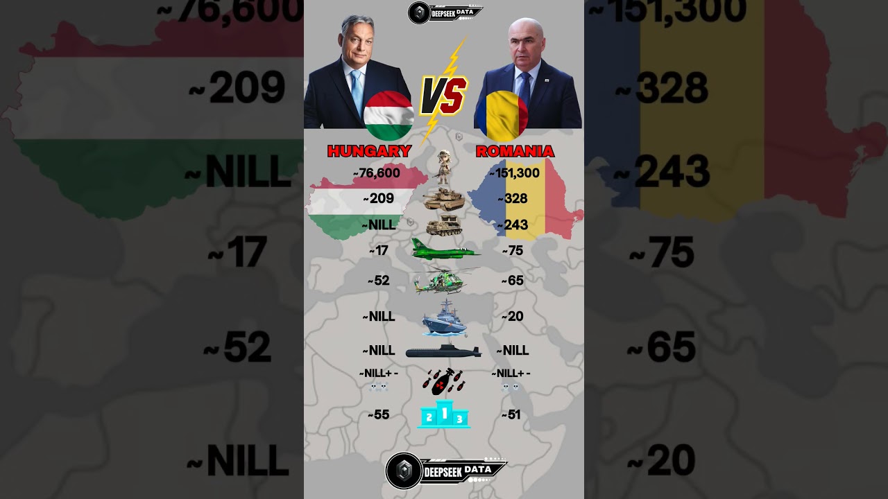 Hungary vs Romania Military Power 2025