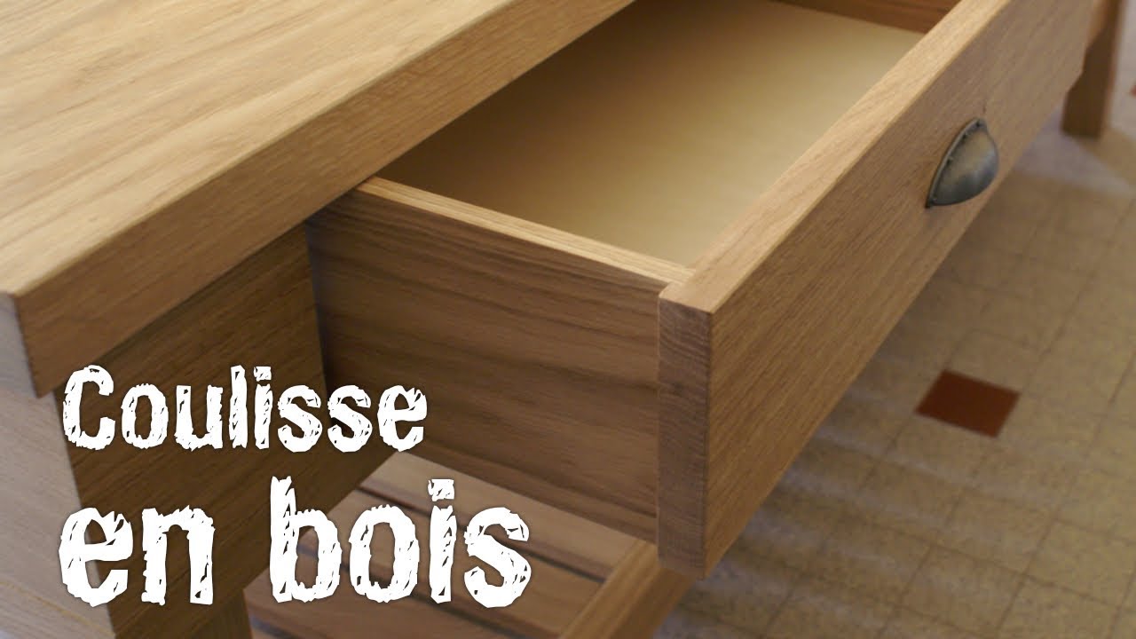 Fabrication de tiroirs en bois