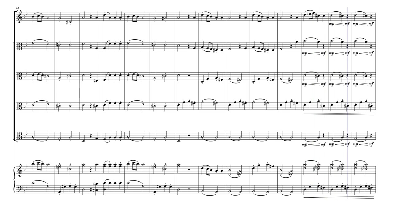Z.Y yeh:Piano Sextet for 1 violin 4 viola and piano, YWN.59
