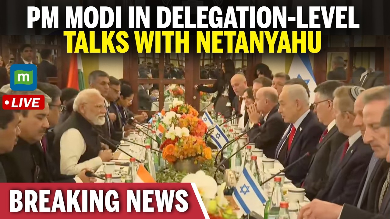 Breaking: India&ndash;Israel Strategic Dialogue | Modi & Netanyahu Hold Key Talks | Modi Meets Netanyahu
