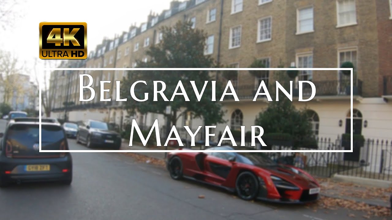 London Drive in 4K (EP24) - Short Drive Around Belgravia And Mayfair