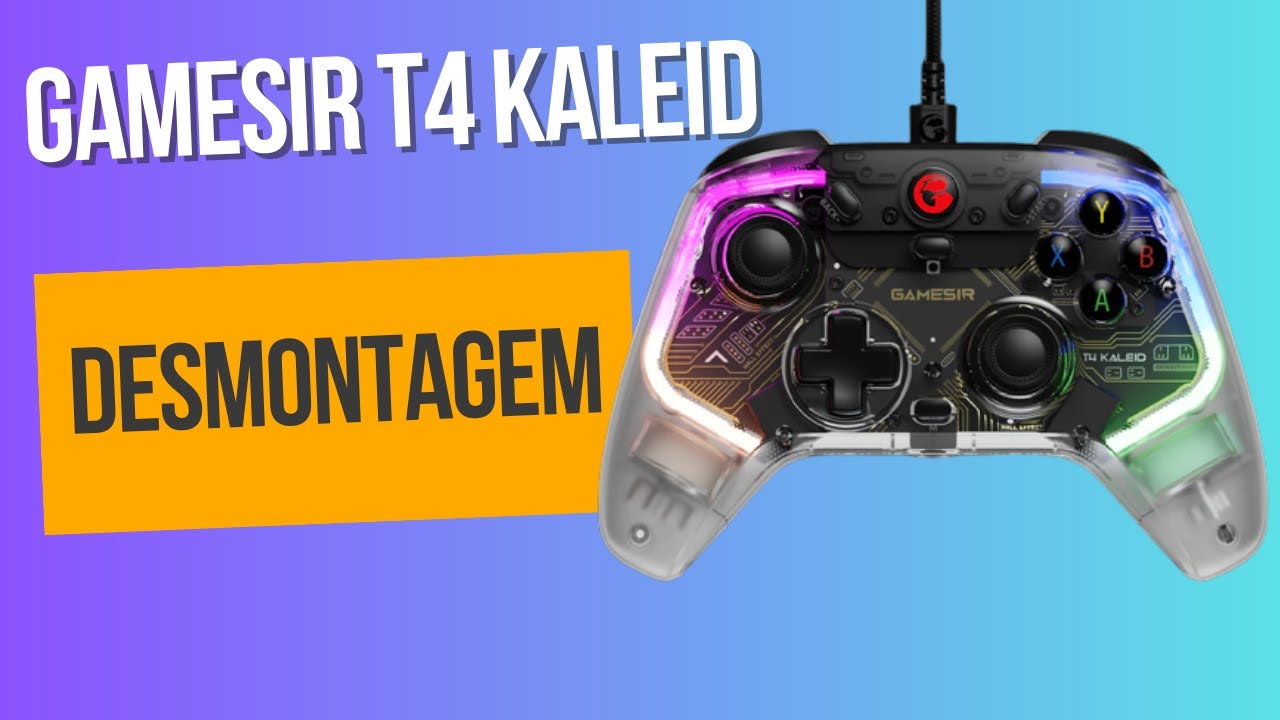COMO É O GAMESIR T4 KALEID POR DENTRO ? (Teardown /Disassembly)
