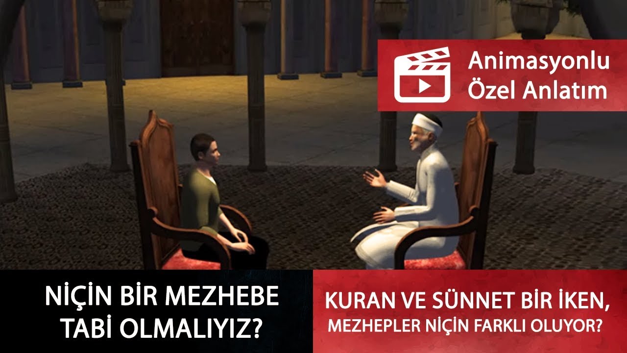 Kuran ve sünnet bir iken, mezhepler niçin farklı oluyor? (Animasyonlu anlatım)