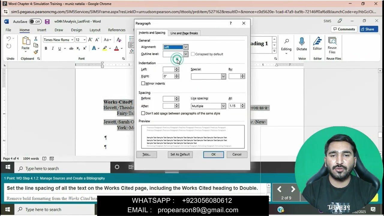 Word Chapter 4: Simulation Training | Simulation Training| Simulation Training/Complete Solution