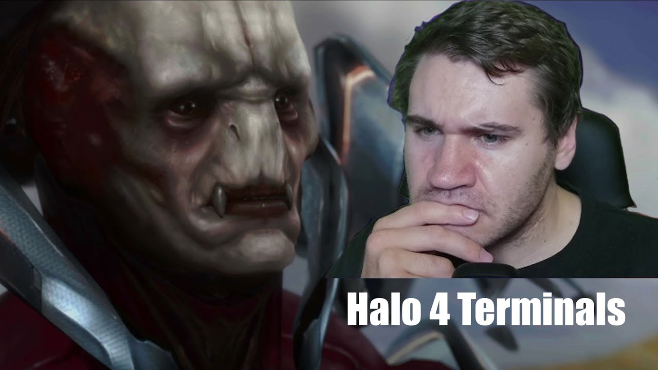 The Humans vs. Forerunners story is incredible! - First time reacting to Halo 4 Terminals