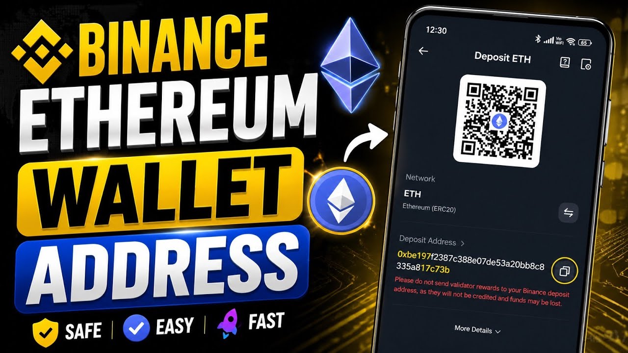 Binance Ethereum Wallet Address Kaise Nikale | Binance ETH Wallet Address Find Kare