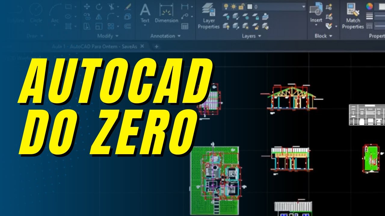 ABRIR, FECHAR, ARQUIVO NOVO, TEMPLATE - AUTOCAD DO ZERO - Curso Gratuito AutoCAD - 01