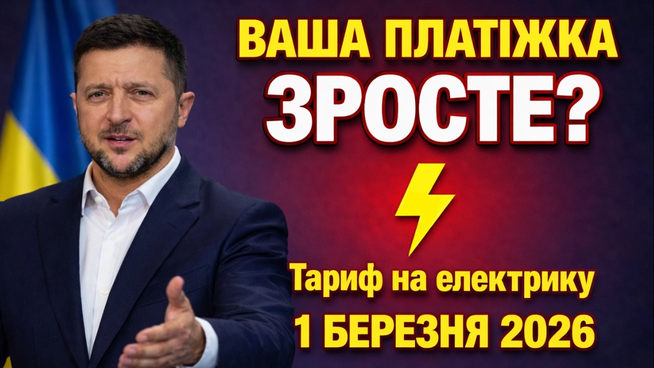 Став відомий тариф на електроенергію з 1 березня 2026  Хто буде платити більше
