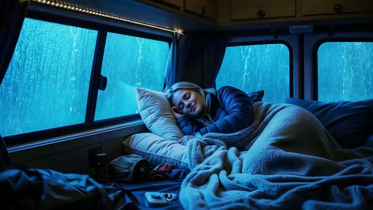 Sleep So Deep It’s Scary 🚗 Rain Sounds in Car with Thunder | Heavy Rain Sounds for Sleeping