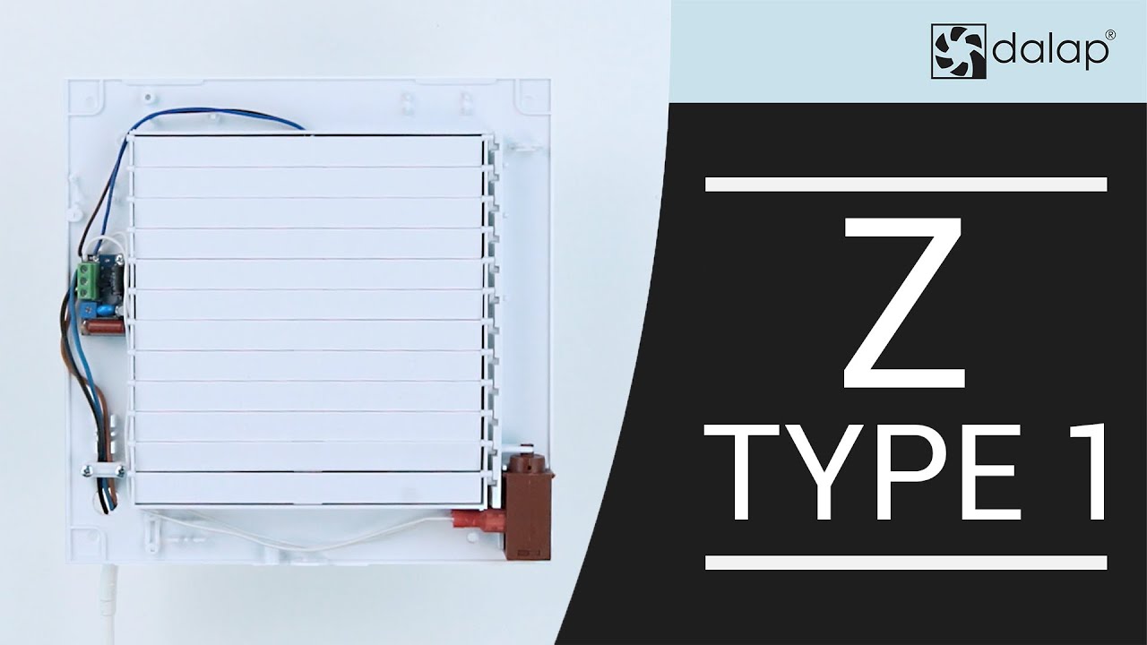 Nastavení funkcí koupelnového ventilátoru Dalap s časovým doběhem (elektronika Z typ 1)