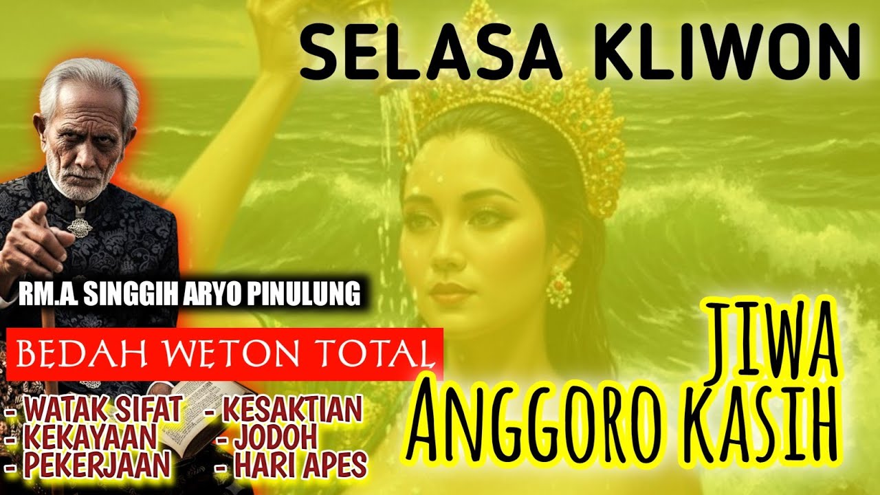 BEDAH WETON - SELASA KLIWON | PALING ANGKER SAKRAL Anggoro Kasih, Pemilik Spiritual Tingkat Tinggi