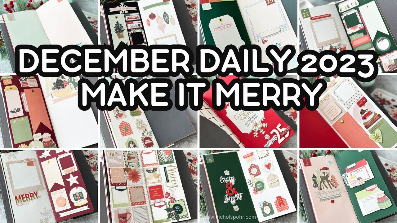 Make It Merry December Daily Traveler's Notebook (Spellbinders)