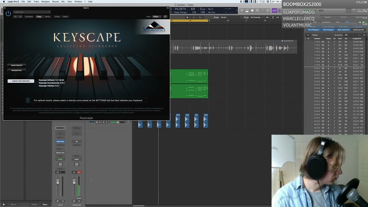 Lenno (making tunes!) Twitch Stream