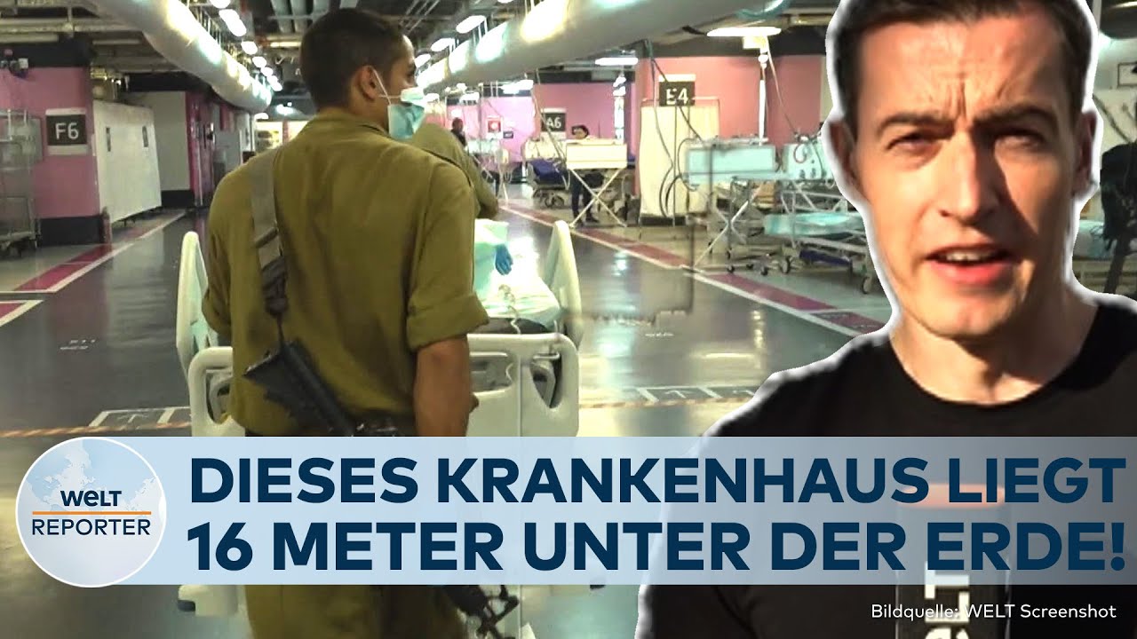 UNTERIRDISCHES KRANKENHAUS IN HAIFA: Bunker bietet Schutz für 2.200 Patienten vor Raketenangriffen