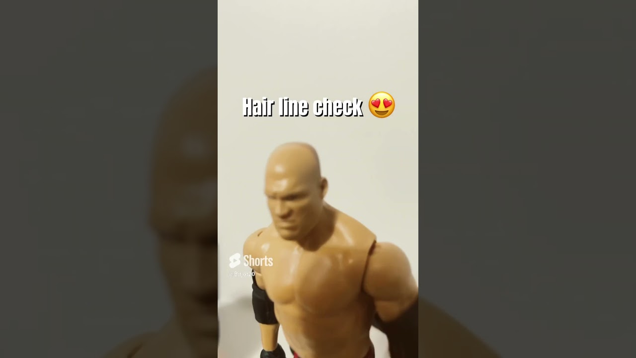 Hair line check😂😂😂😂🤣🤣#wwe #redmachine