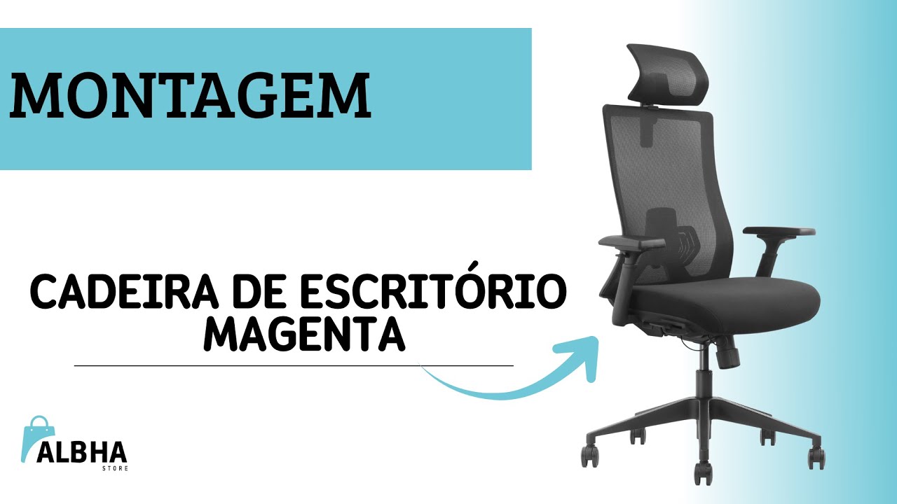 Cadeira de Escritório Magenta - Marca Albha