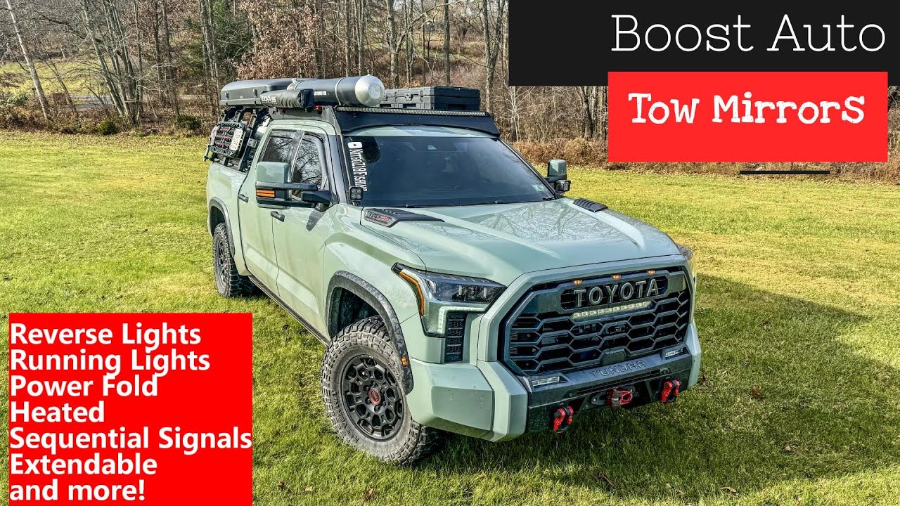 Boost Auto Tow Mirrors 2022+ Toyota Tundra