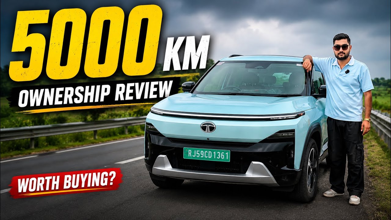 Tata Sierra EV 5000 KM Ownership Review ⚡ The Truth After Daily Driving!