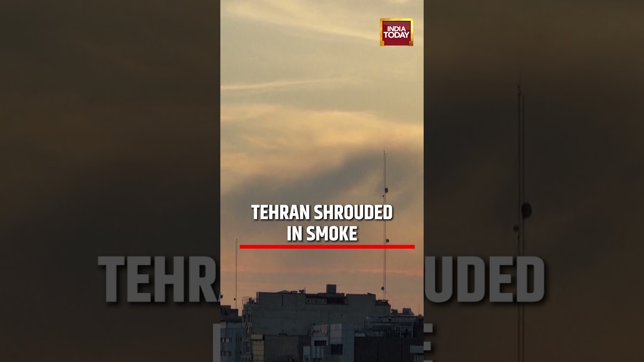 Iran Israel War News: Tehran Shrouded in Smoke After Airstrikes | Iran Conflict Escalates