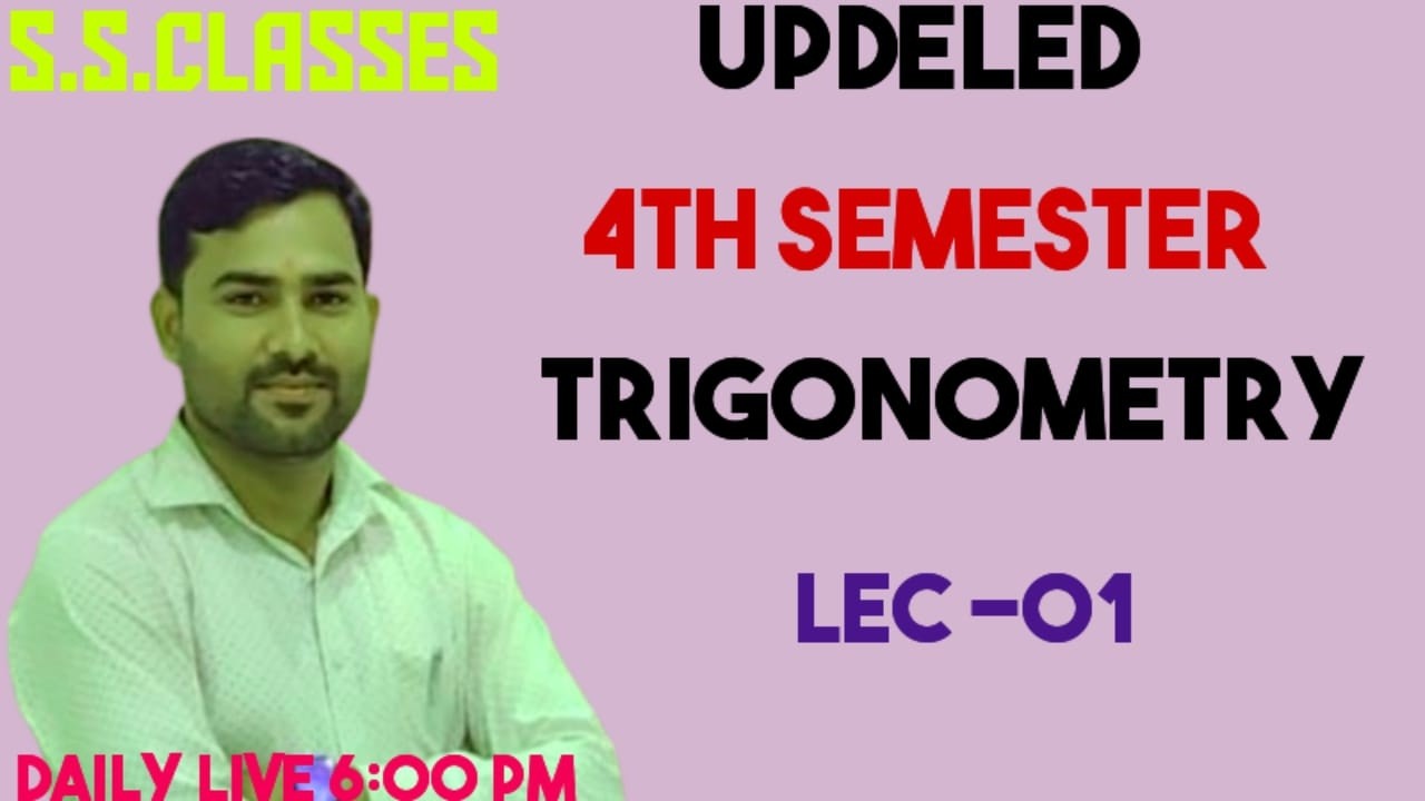 deled 4th semester maths class-01