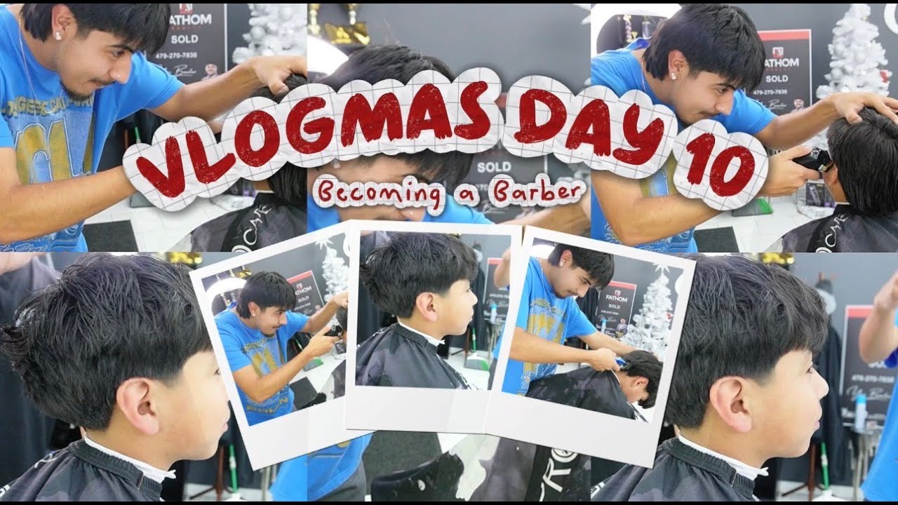 Becoming a Barber... (VLOGMAS DAY 10)