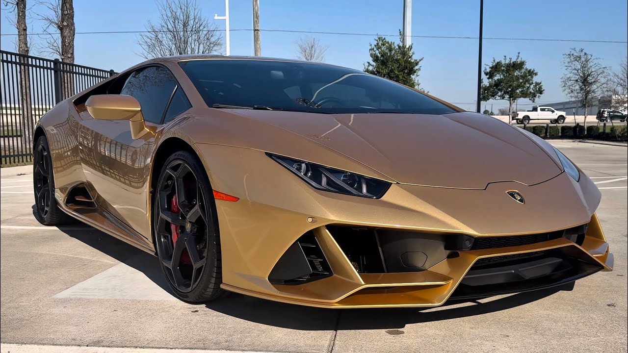 $300K GOLD Lamborghini Huracan Evo POV Interior & Exterior 