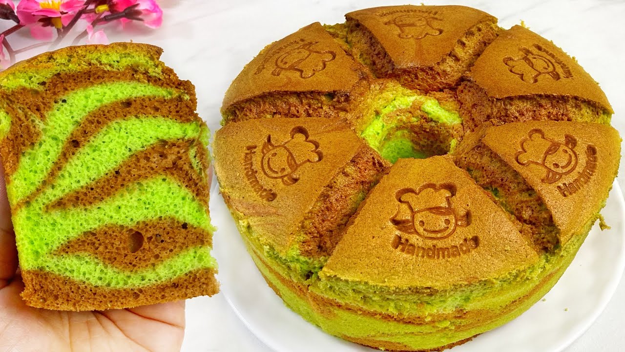 RESEP CHIFFON CAKE PANDAN COKLAT YANG SANGAT LEMBUT SEPERTI KAPAS