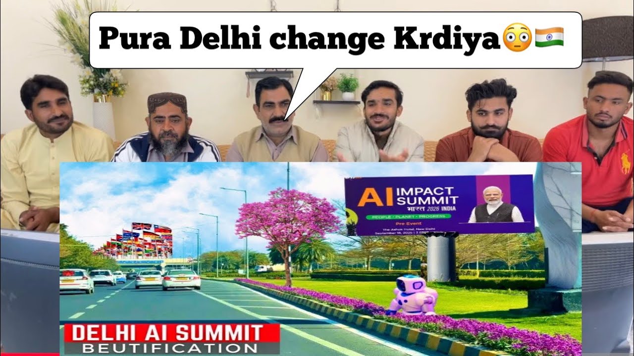AI Impact Summit 2026 | Delhi Roads Beautification & World-Class Makeover